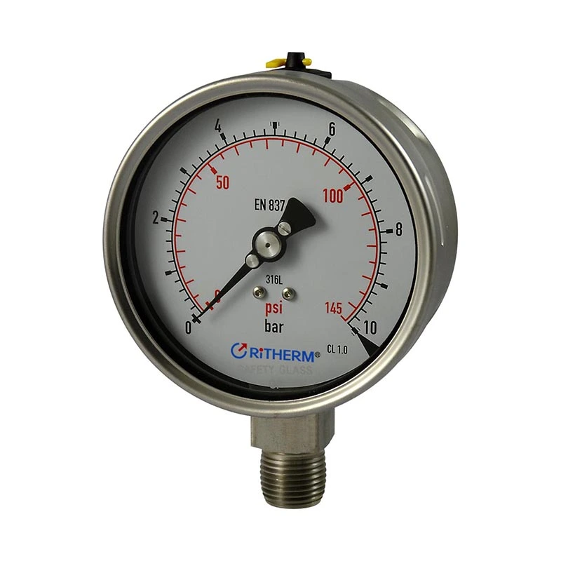 लेजर वेल्डेड सबै स्टेनलेस स्टील दबाव गेज